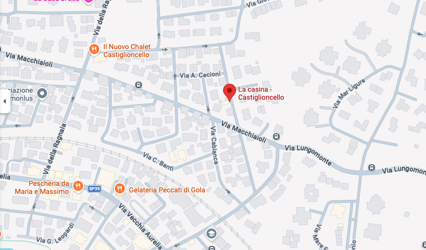Mappa Castiglioncello