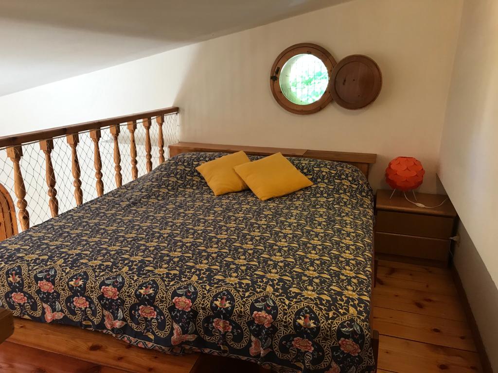 Zona notte della Casina a Castiglioncello